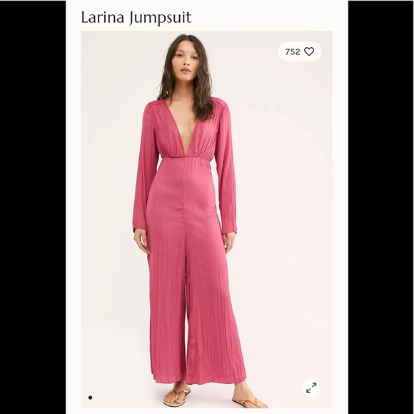 Free People Larina Jumpsuit - Picture 2 of 5